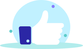 Thumbs up indicating successful enrollment